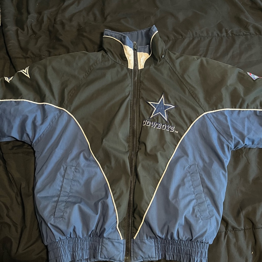 Dallas cowboys 75th anniversary puffer jacket